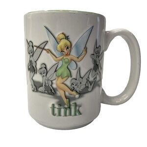 Disney Parks Walt Disney World Tink Mug 3D Tinker Bell Coffee Cup Embossed